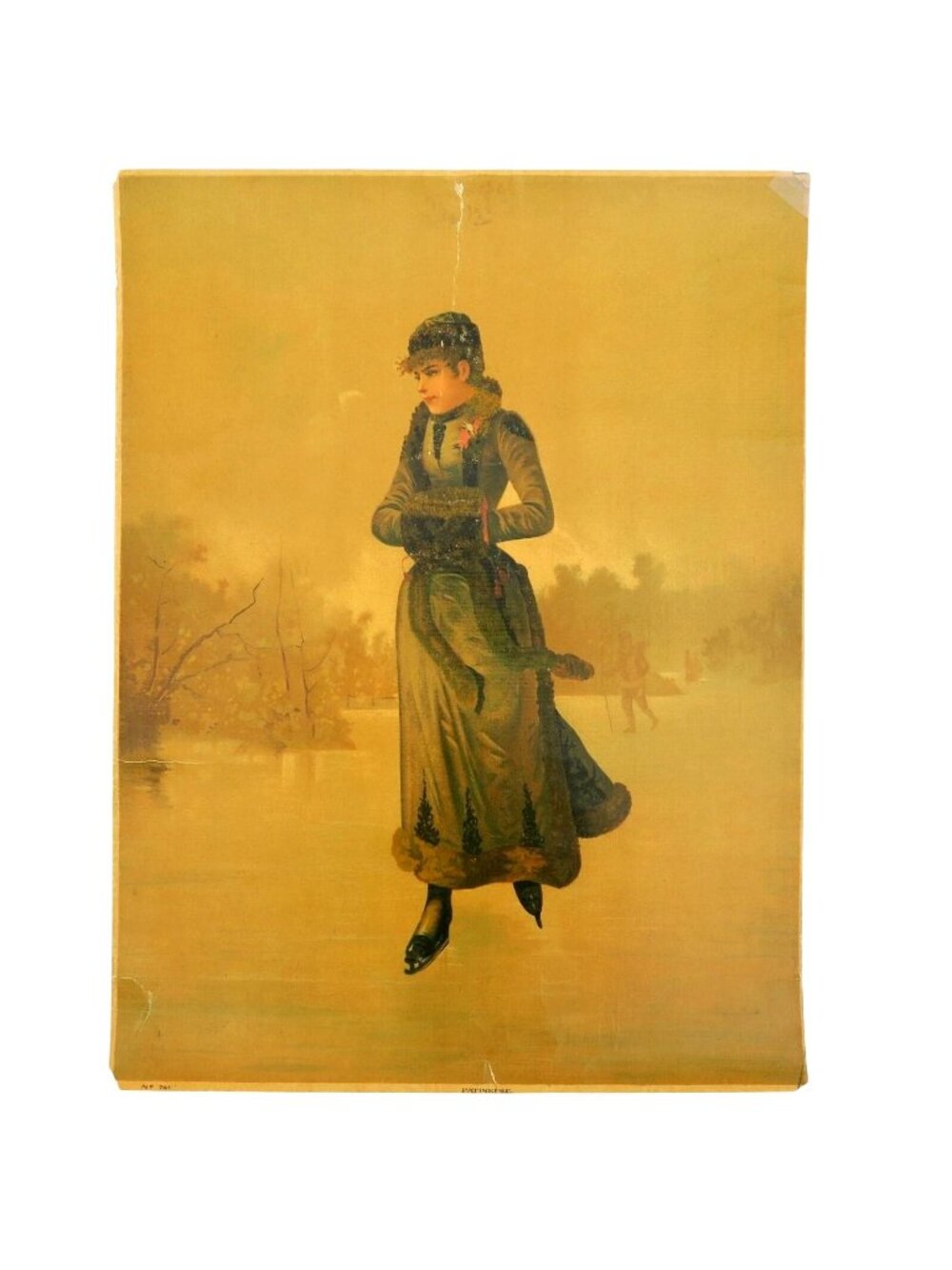 Patineuse Antique Art Print No. 741 - Early 1900s Union Coffee Co. 59